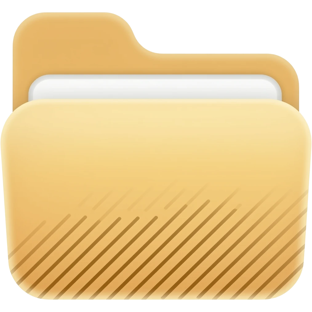 retro mac folder emoji