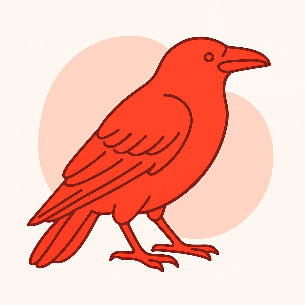 Crow emoji