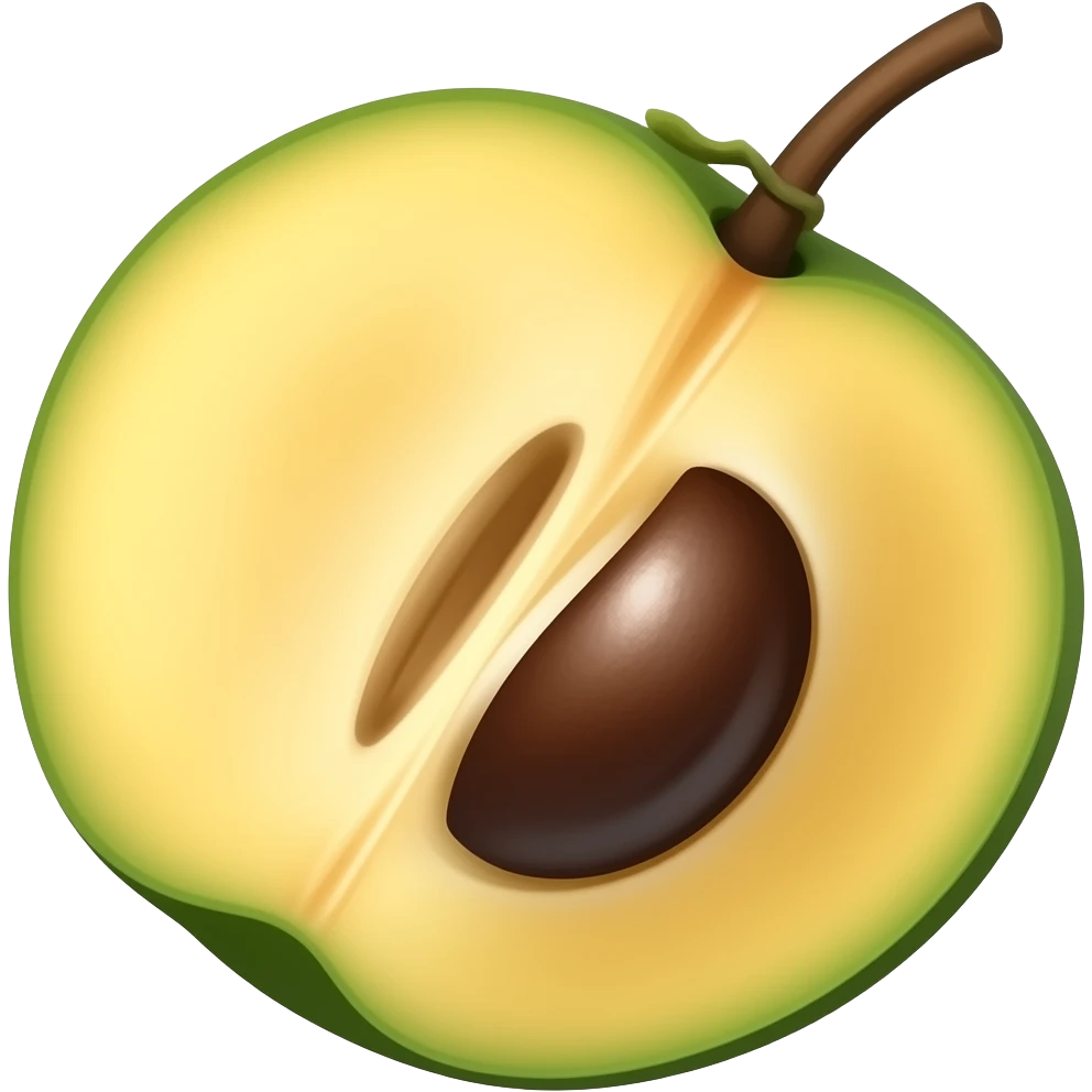 Sapodilla emoji
