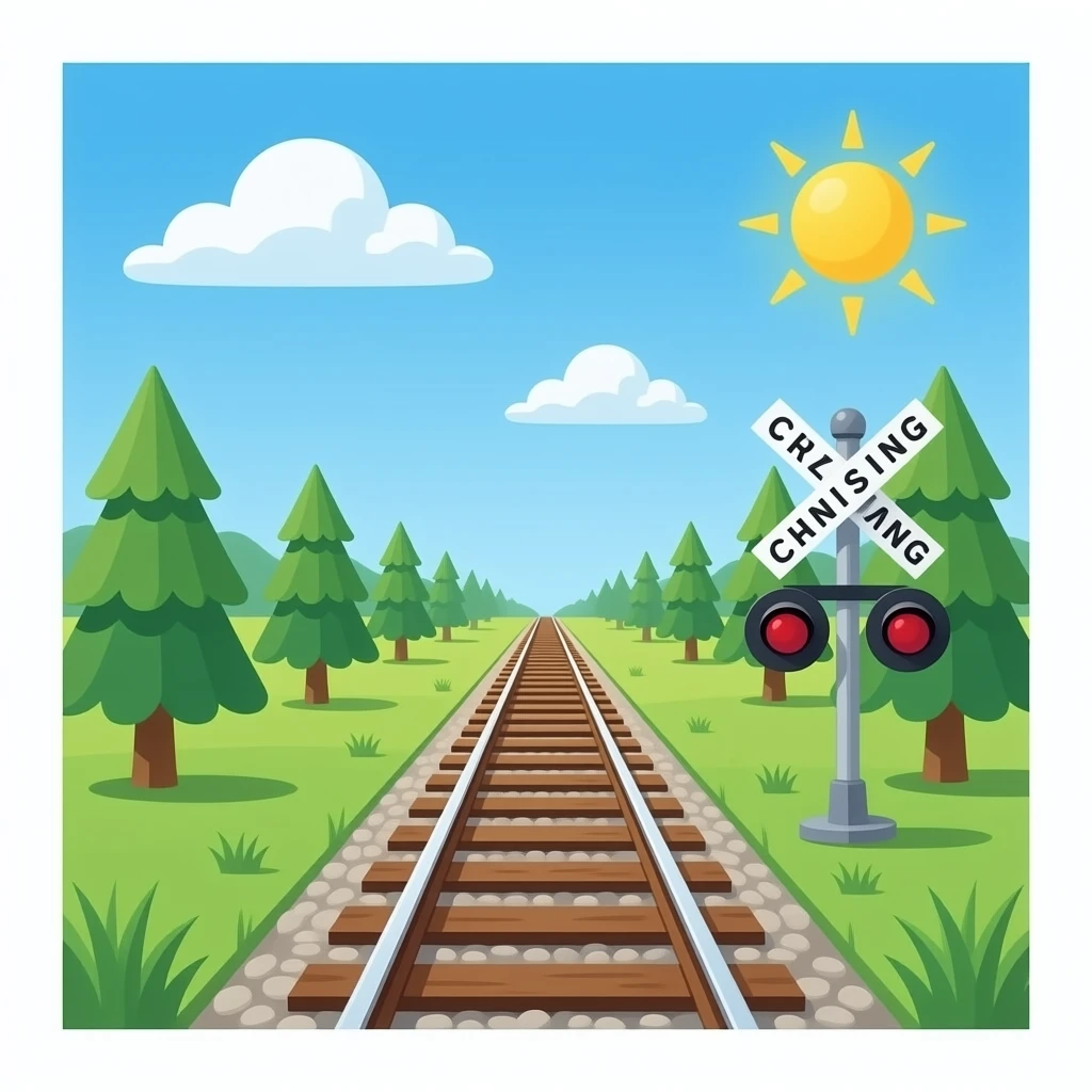 RAILROAD CROSSING emoji