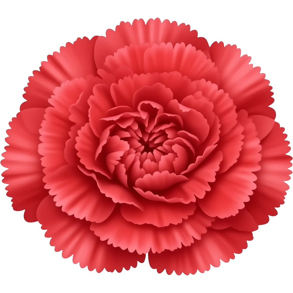 red carnation emoji