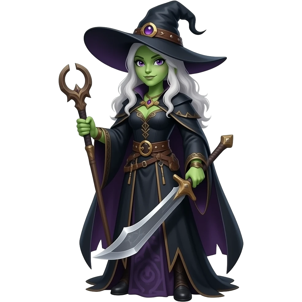 bruja maligna todo el cuerpo emoji