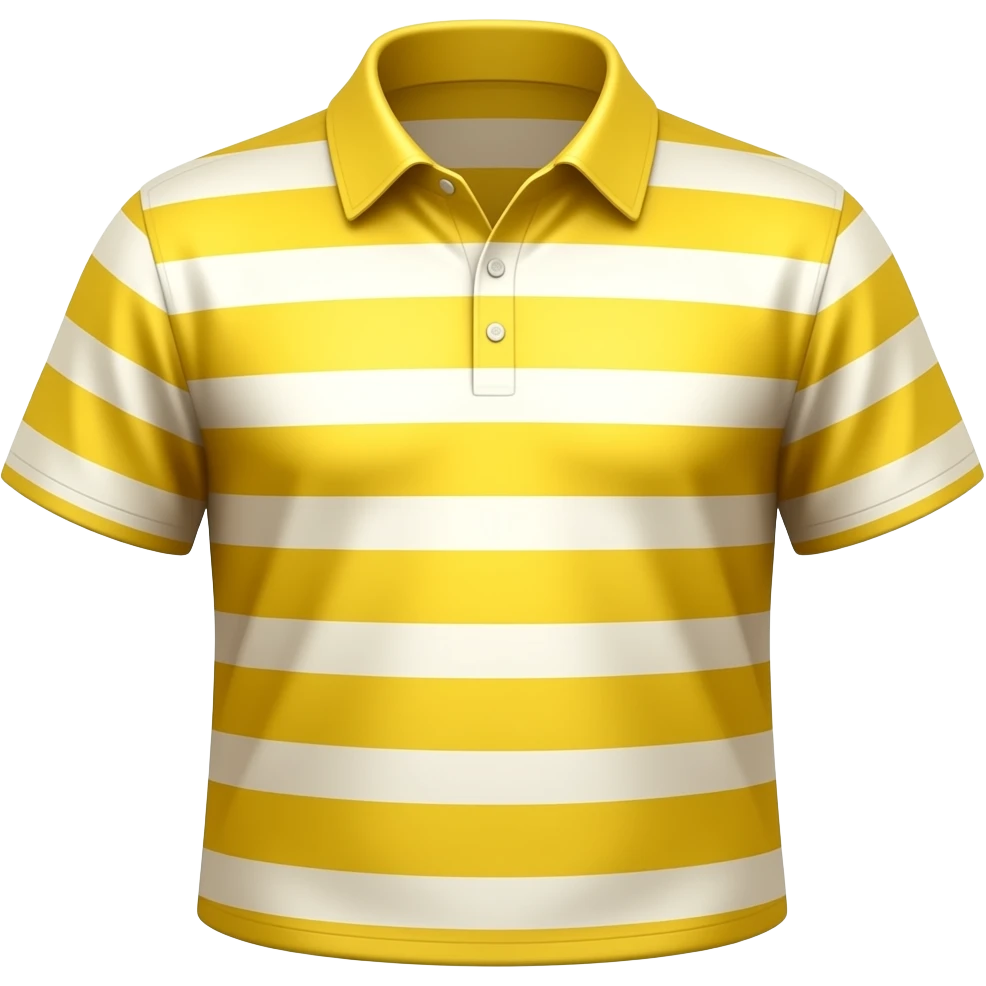 Striped Shirts yellow emoji