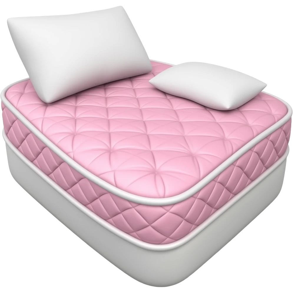 pink mattress on floor emoji