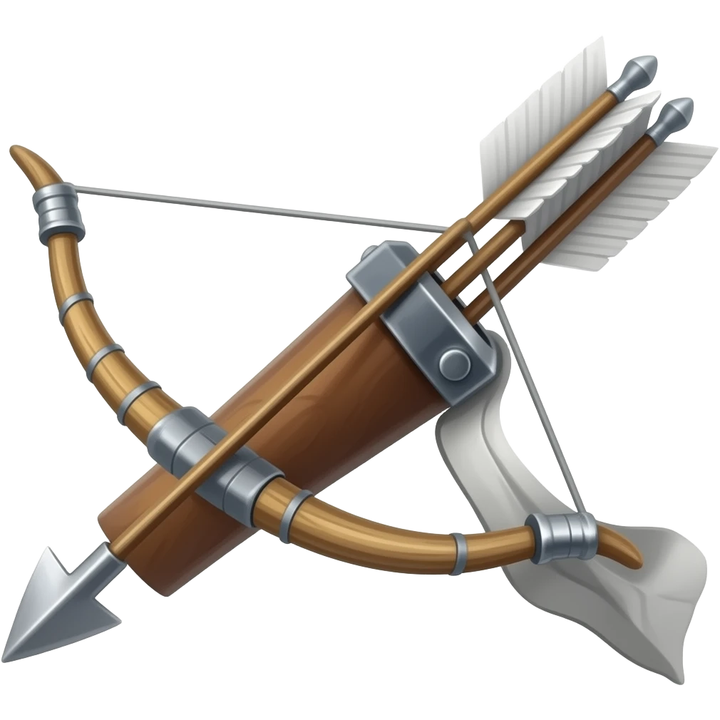 only just  bow and arrow emoji no hands emoji