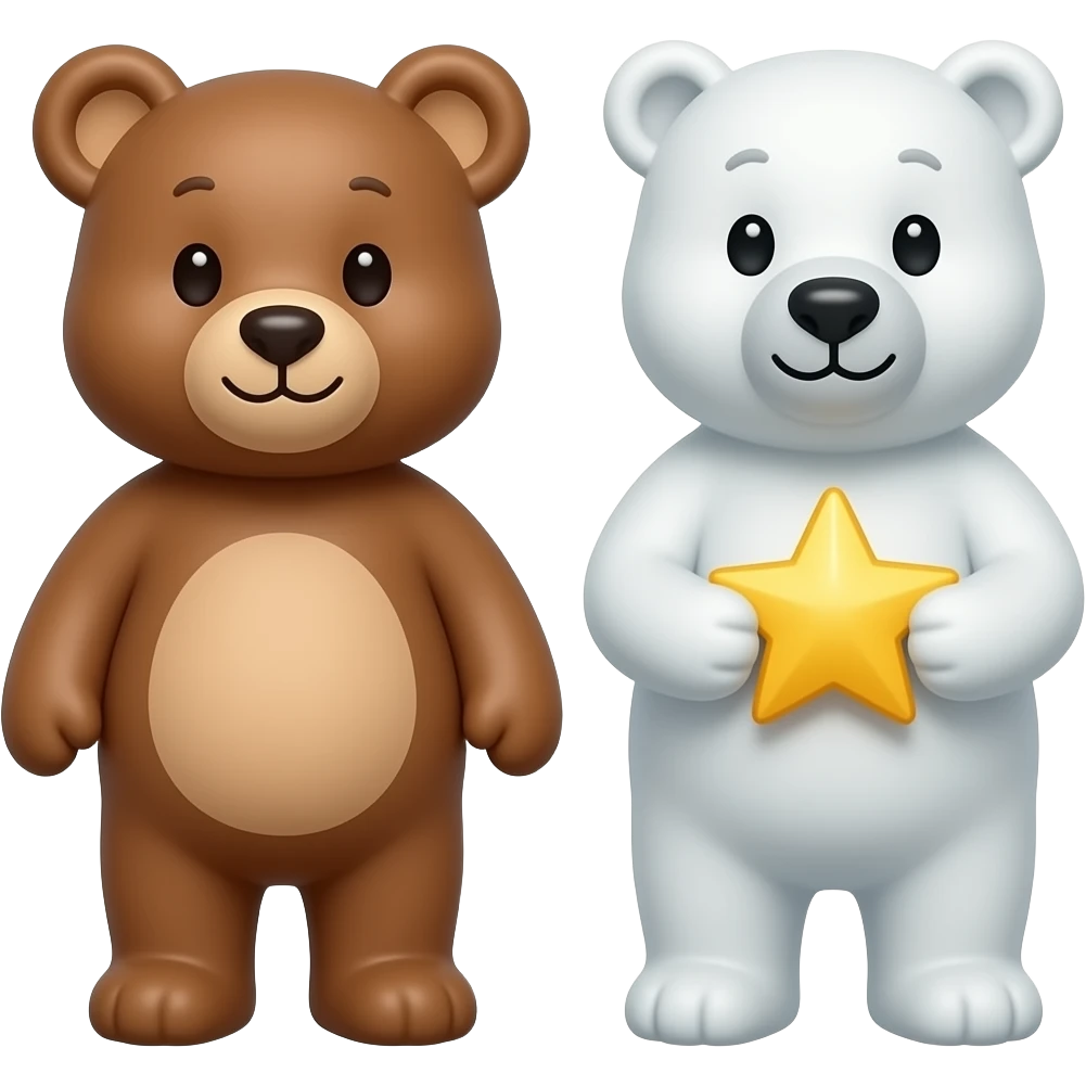 🧸🐻🐻‍❄️⭐️ emoji