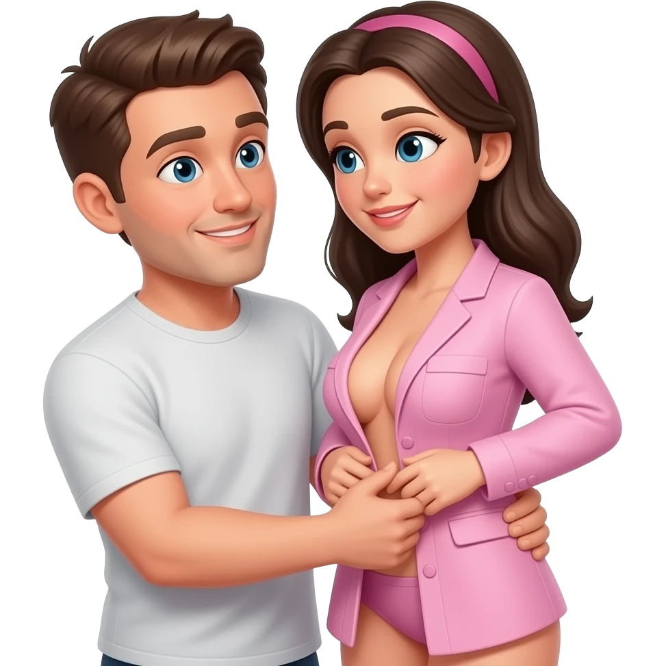 Man fucks woman clothes off dick in pussy emoji