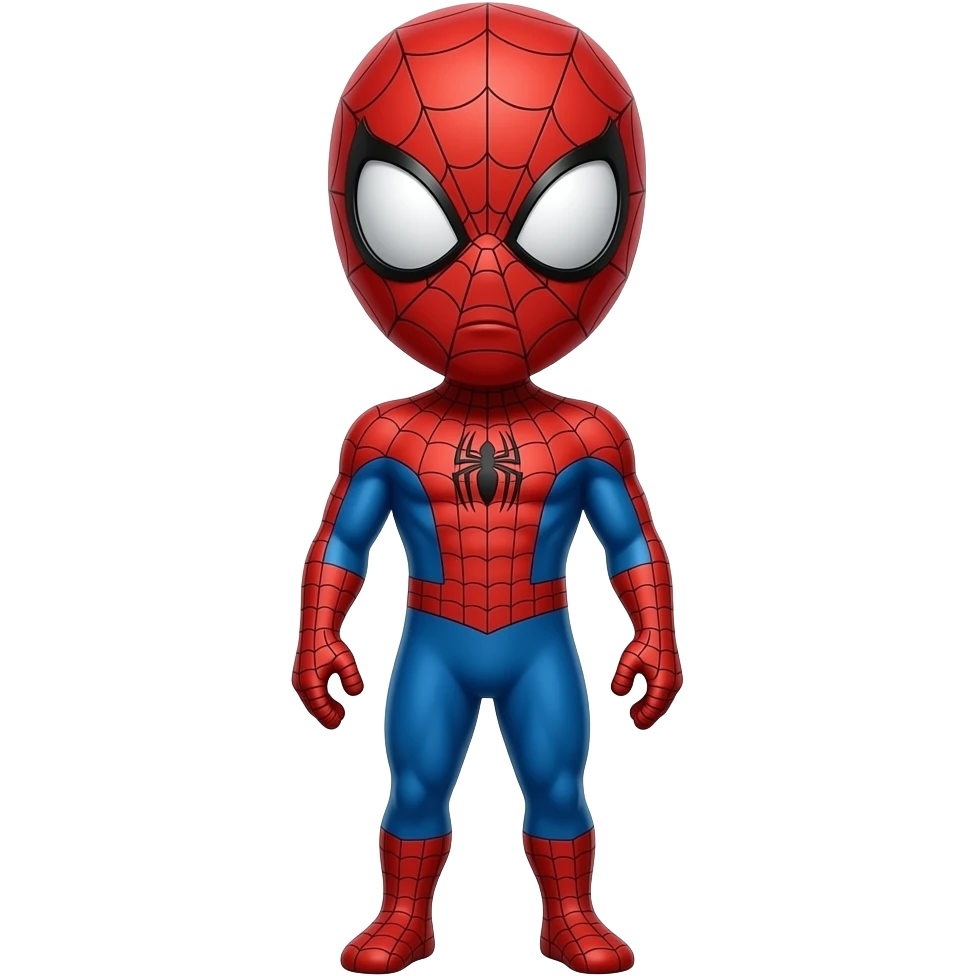 HAZME UN SPIDERMAN CON CARA DE TONTO SIN MASCARA DE CUERPO CONPLETO emoji