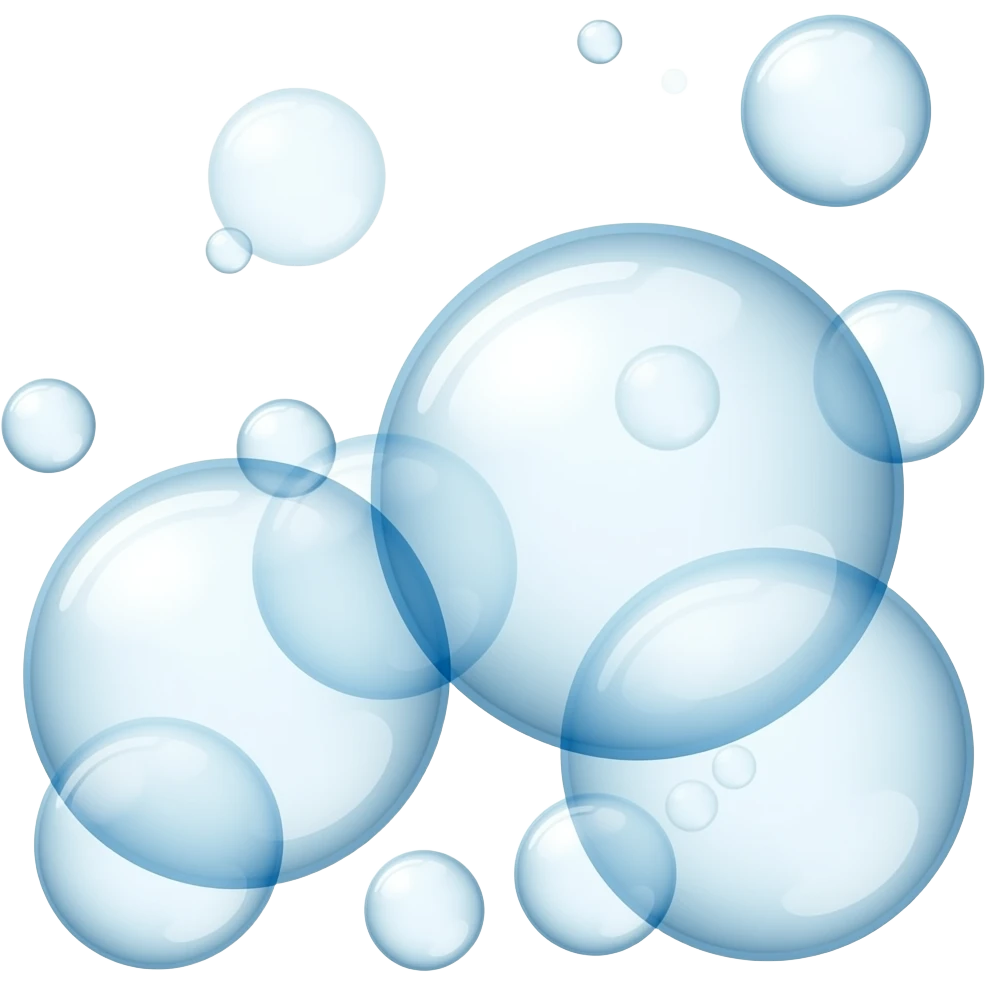 clean bubbles fly emoji