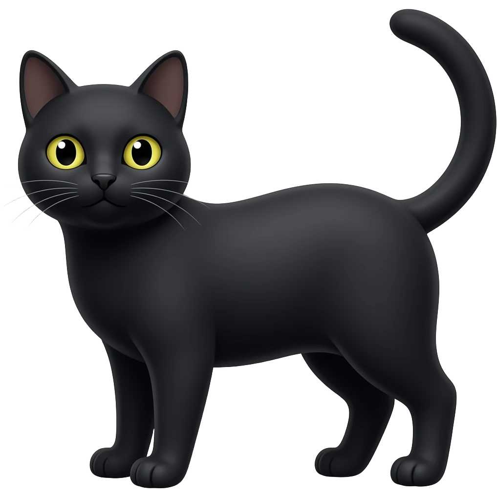 ΜΙΑ ΜΑΥΡΗ ΓΑΤΑ emoji