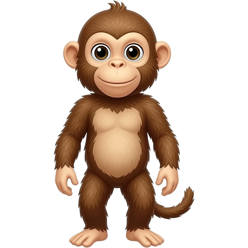 A monkey emoji