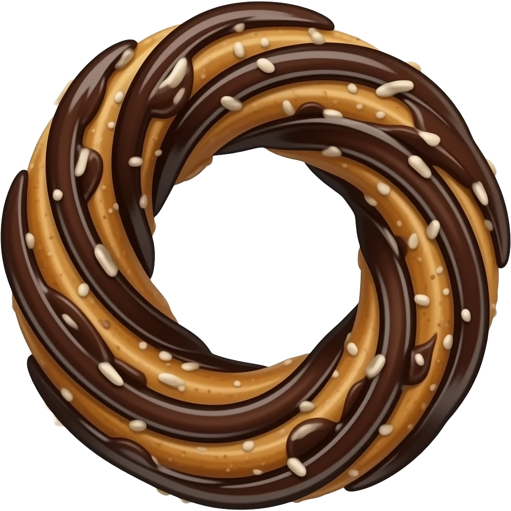 Churros au chocolat emoji