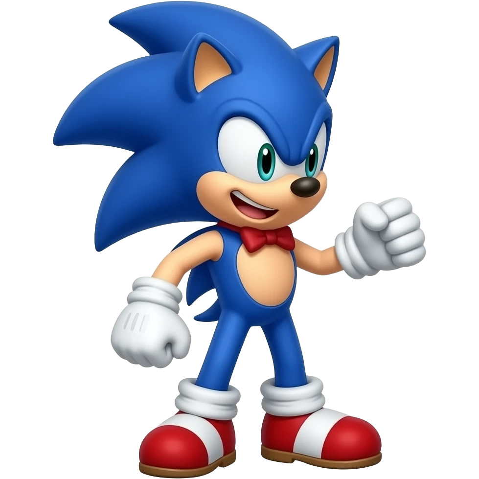 Sonic killing Mario emoji