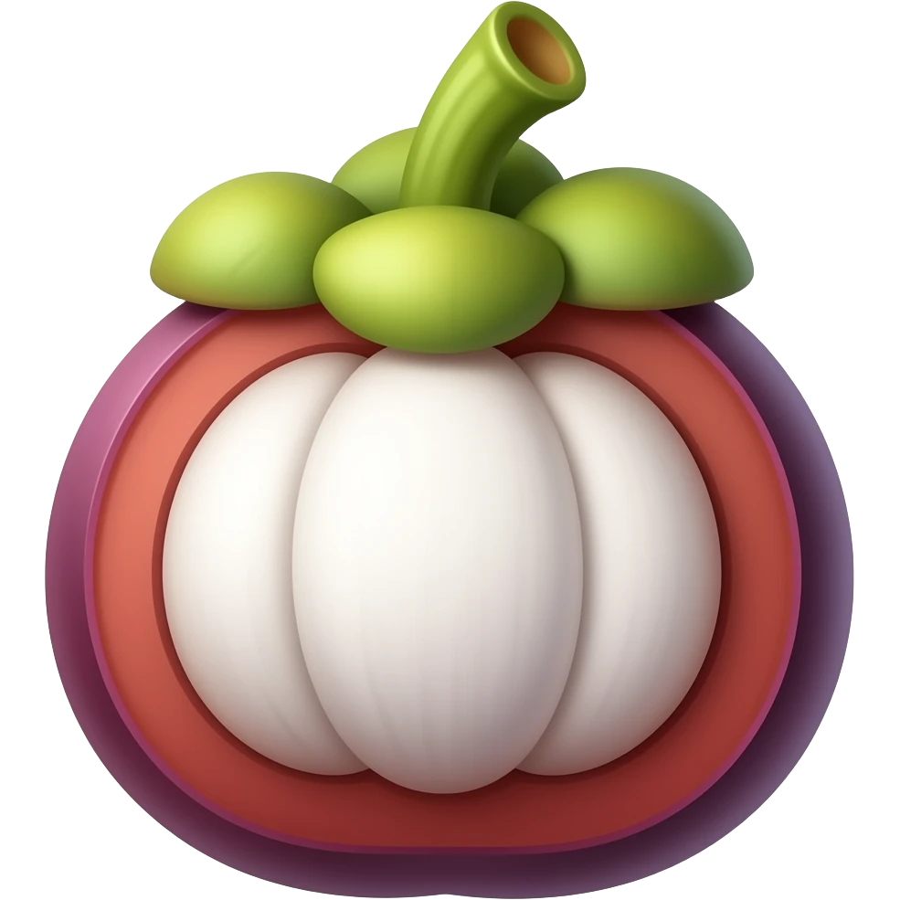 Mangosteen emoji