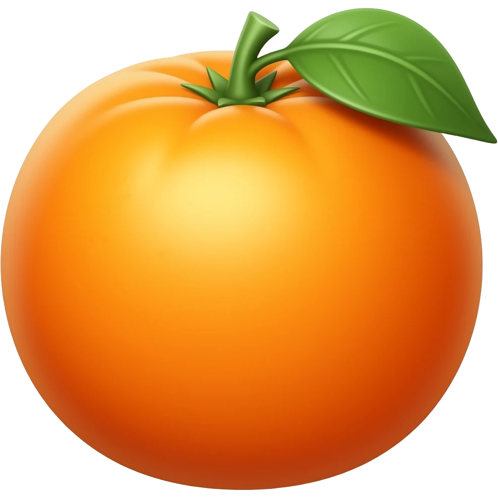 Orange fruit emoji