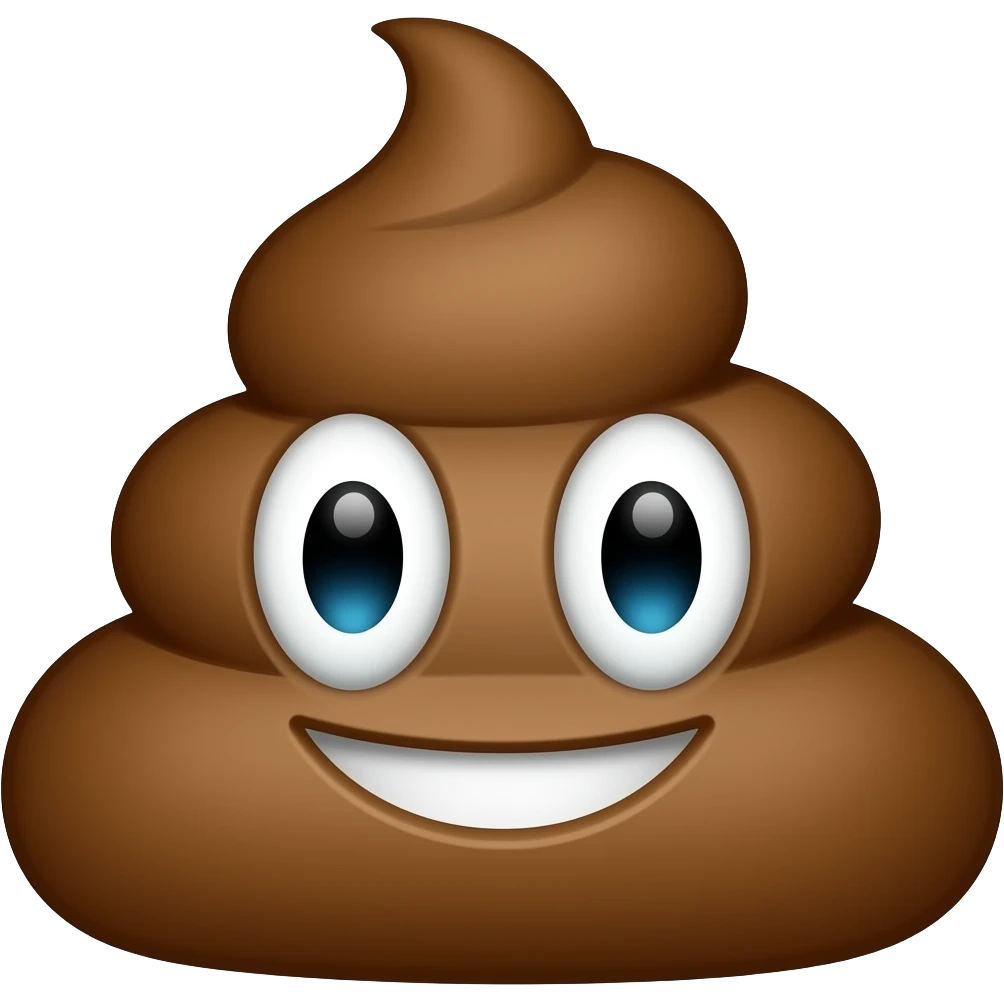 Make a poop emoji emoji