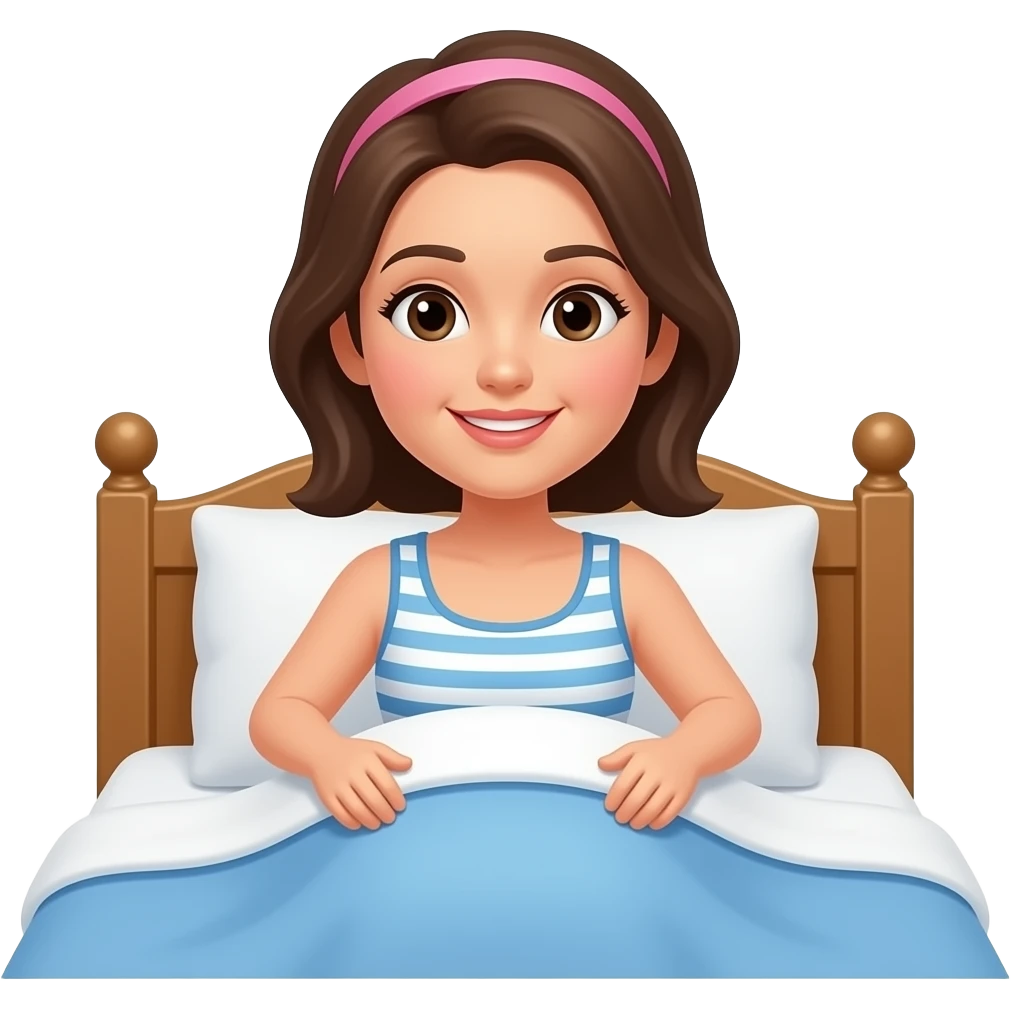 woman making the bed emoji