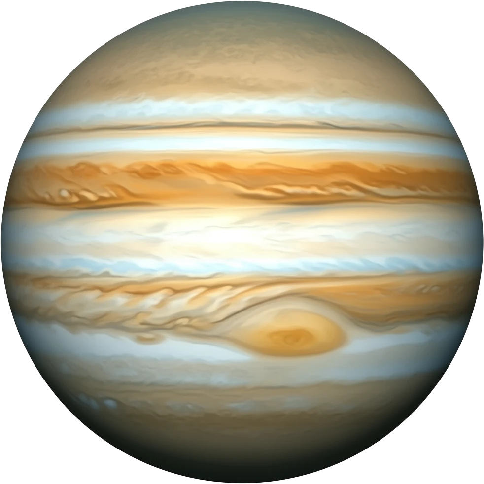 Gostaria de um emoji do planeta Júpiter emoji