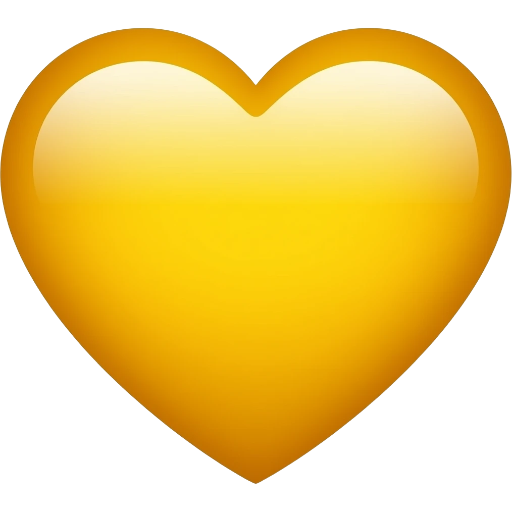 yellow heart emoji