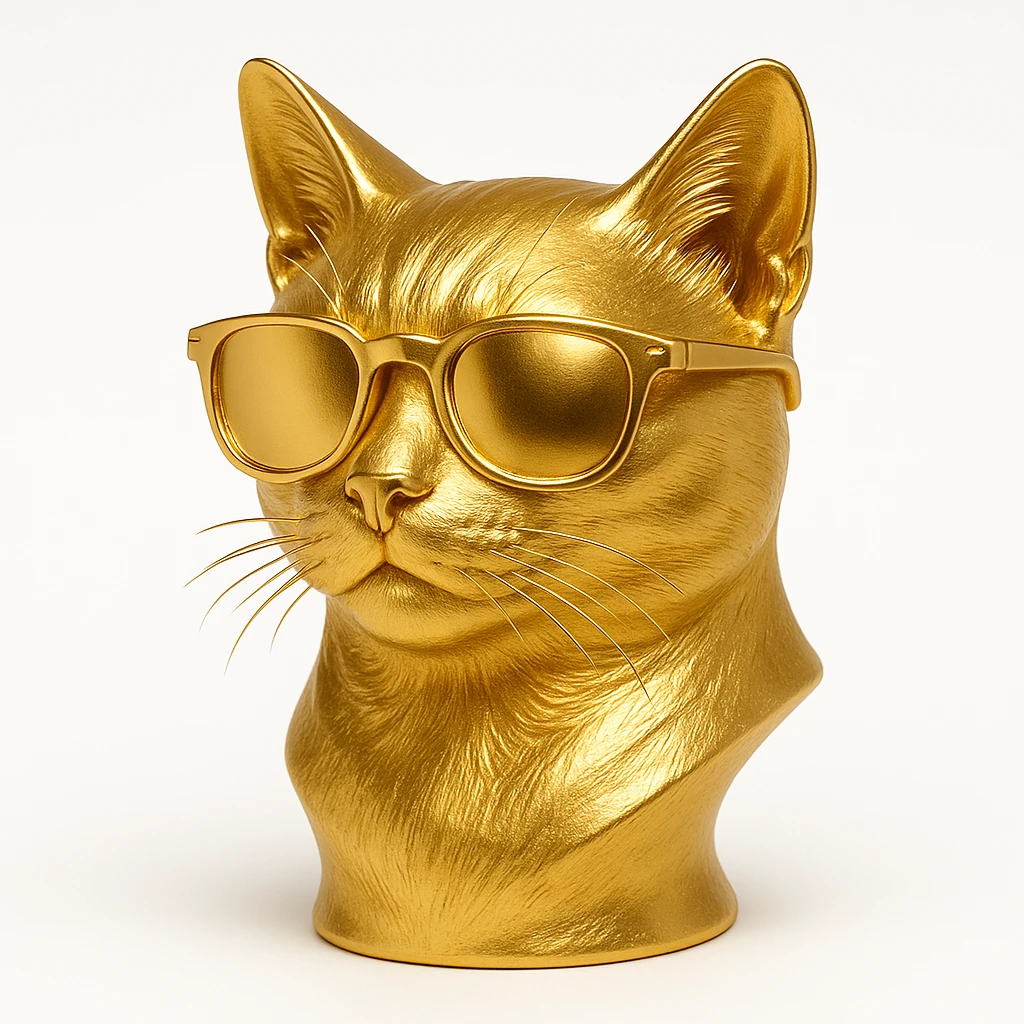 Cat wearing sunglasses emoji