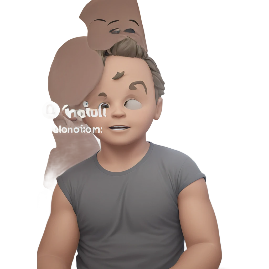 boy alone indoors emoji