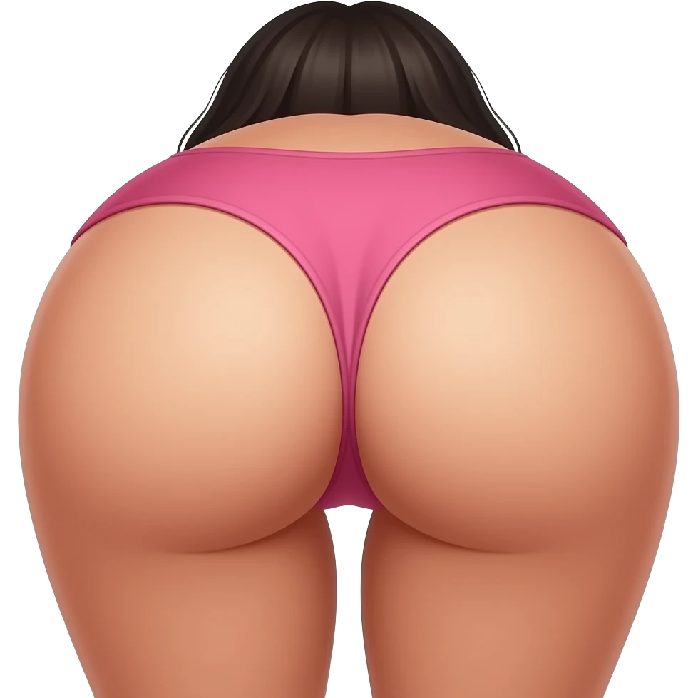 latina bending over vagina showing from back emoji