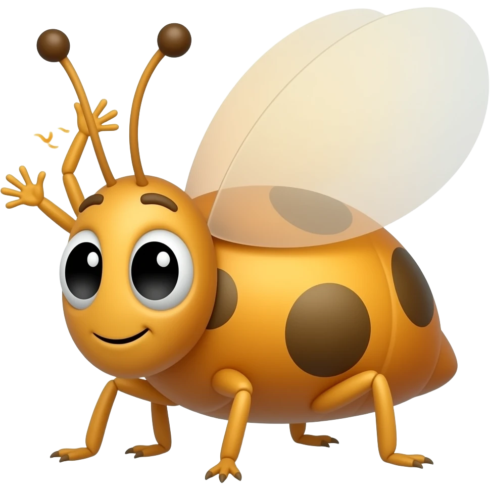 Funny insects emoji