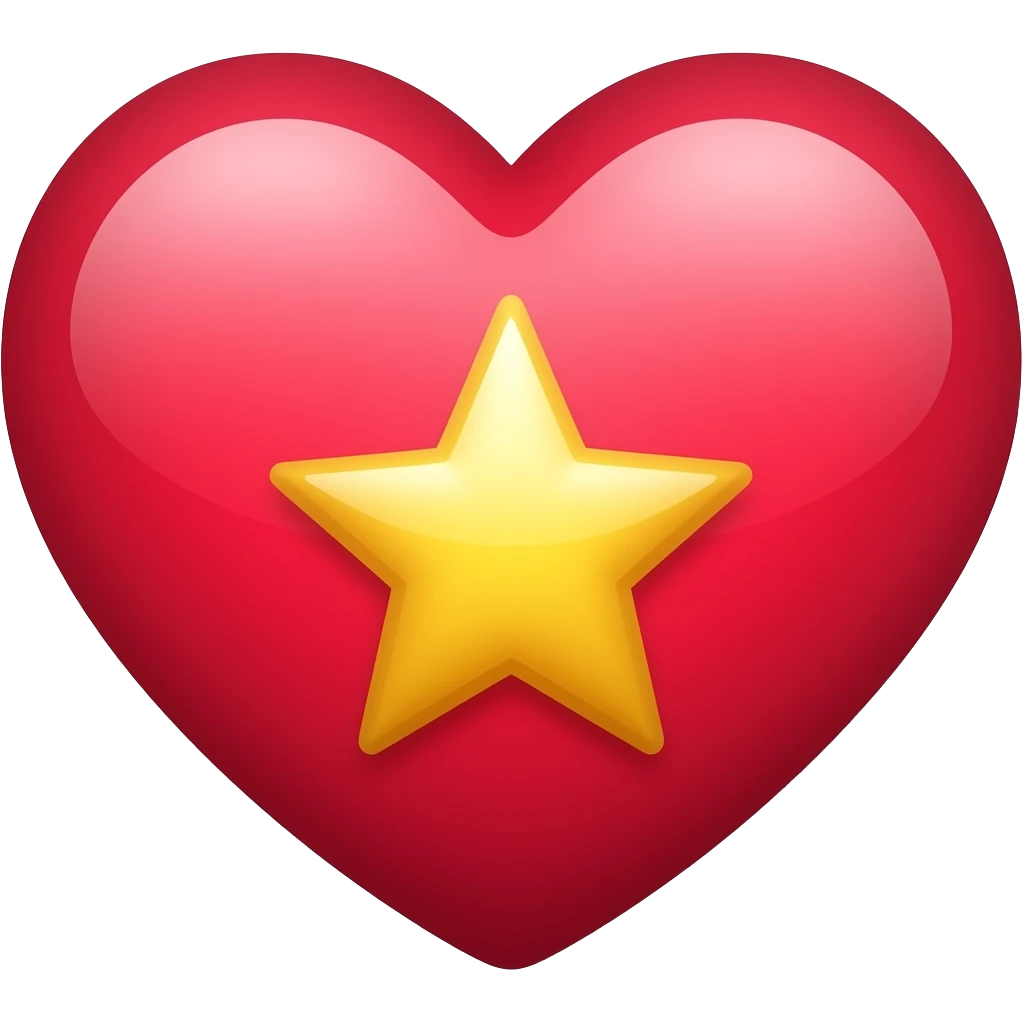 Corazon estrellado emoji