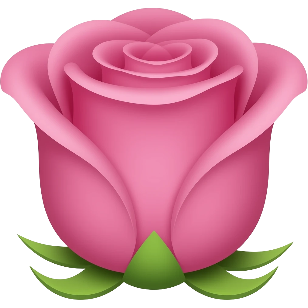 Single rose emoji