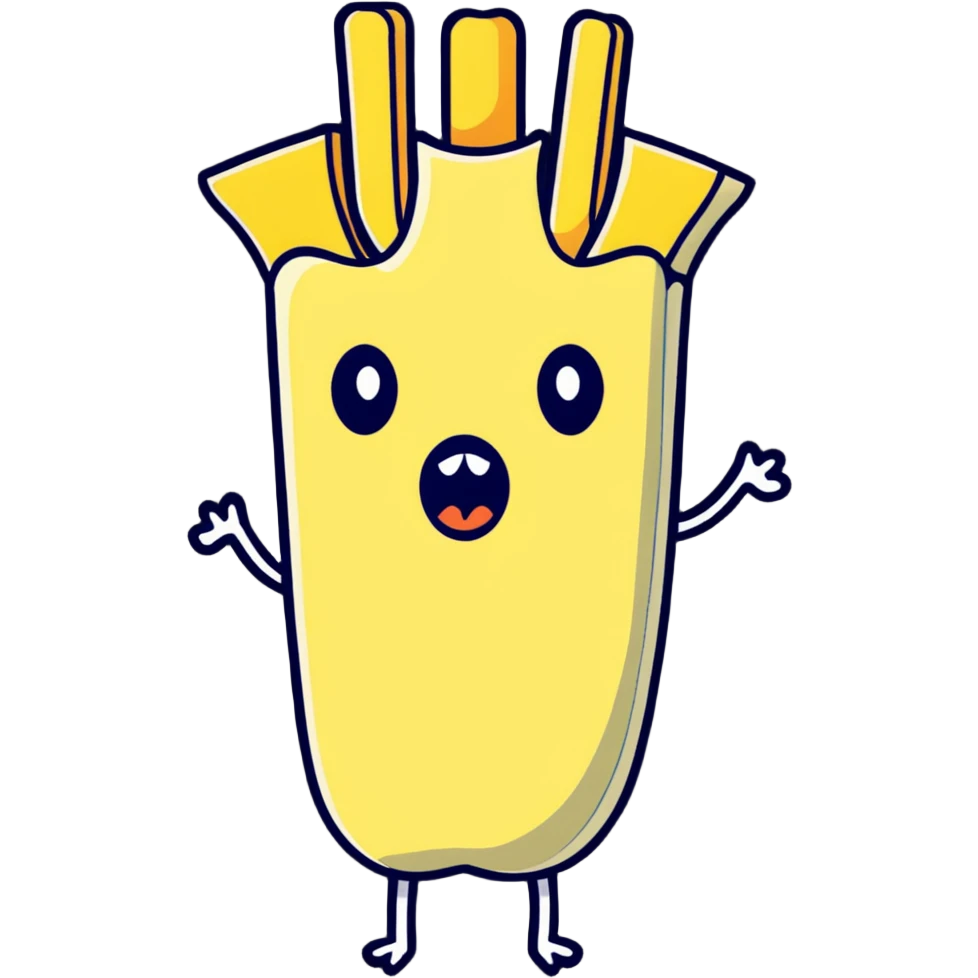 String cheese, monster emoji