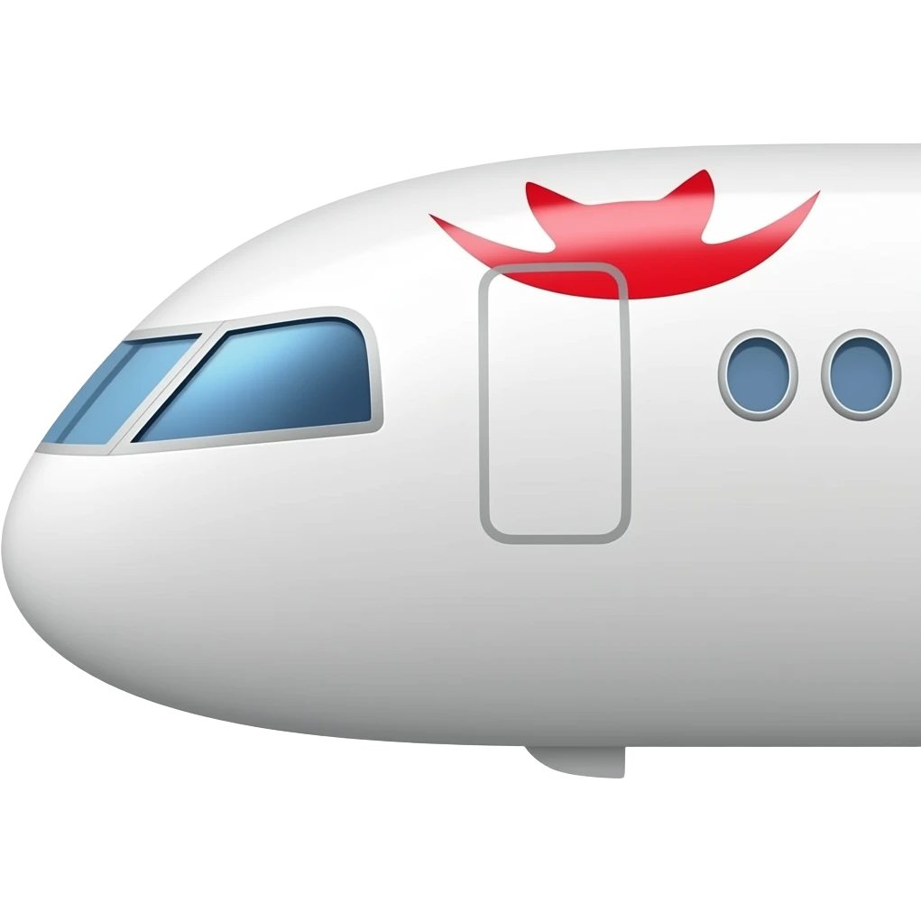 air plane Side View emoji