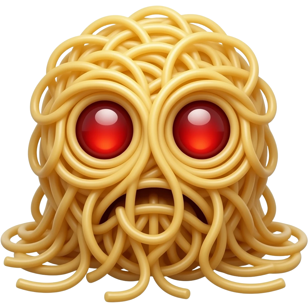 spagetti monster emoji