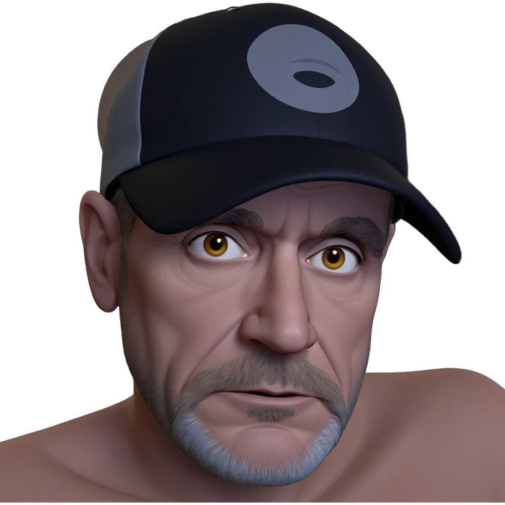 portrait of a bearded man emoji