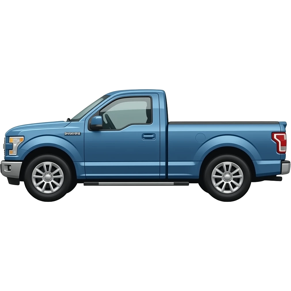 ford f150 2 door short bed 2026 to the side emoji