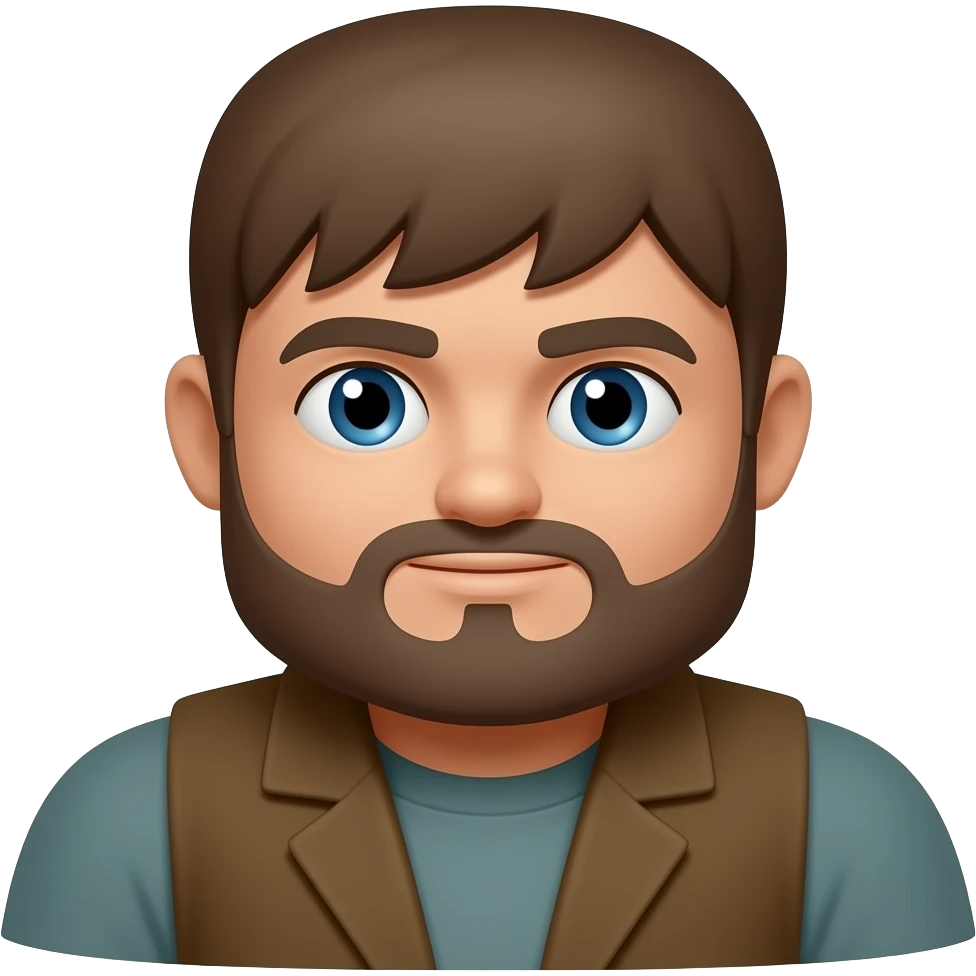 Create me an emoji that looks like an NPC from Minecraft emoji