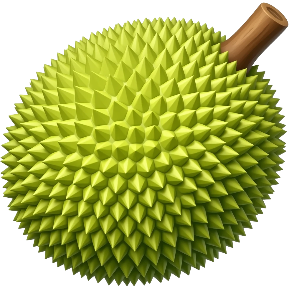 jackfruit with spike emoji