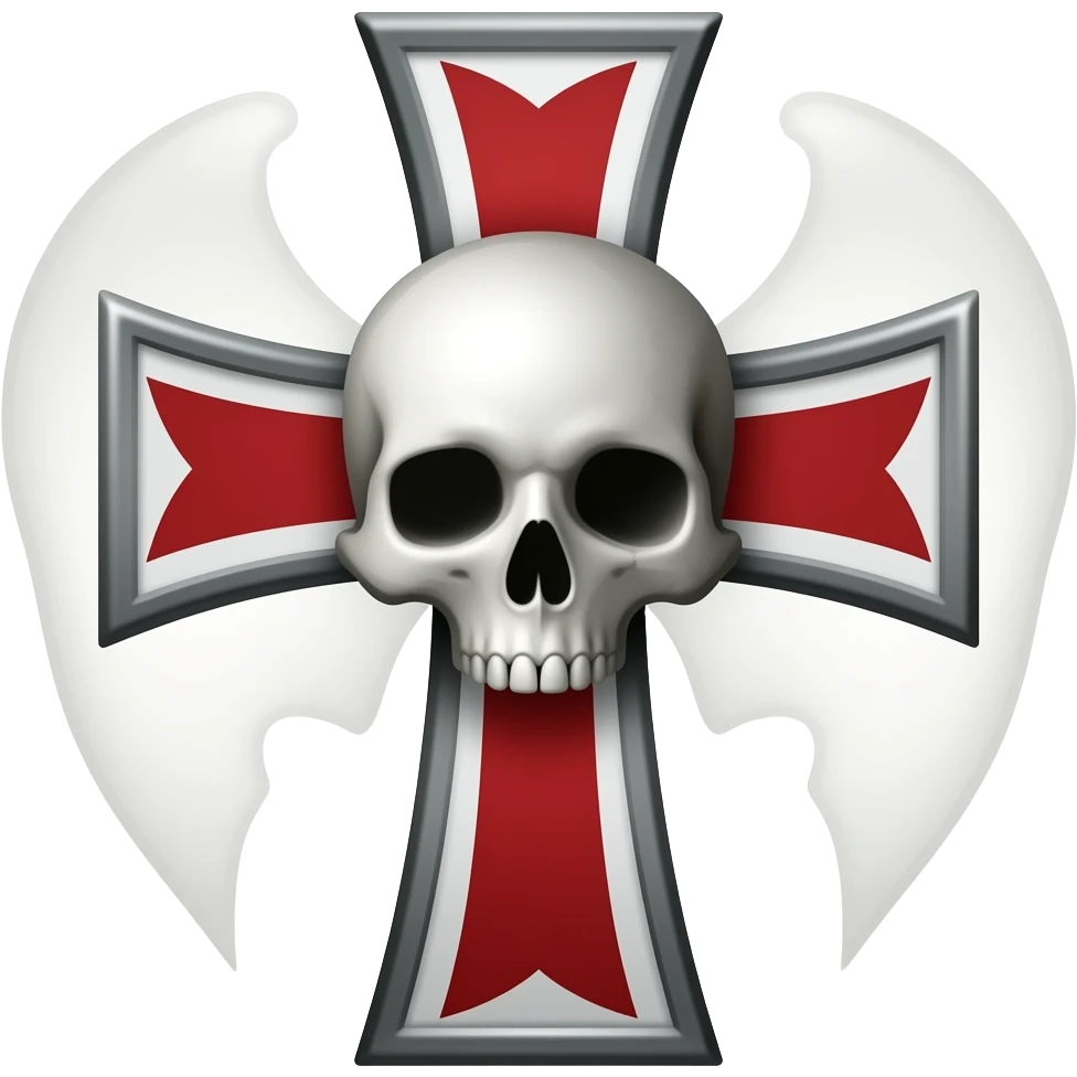 Templar skull cross emoji