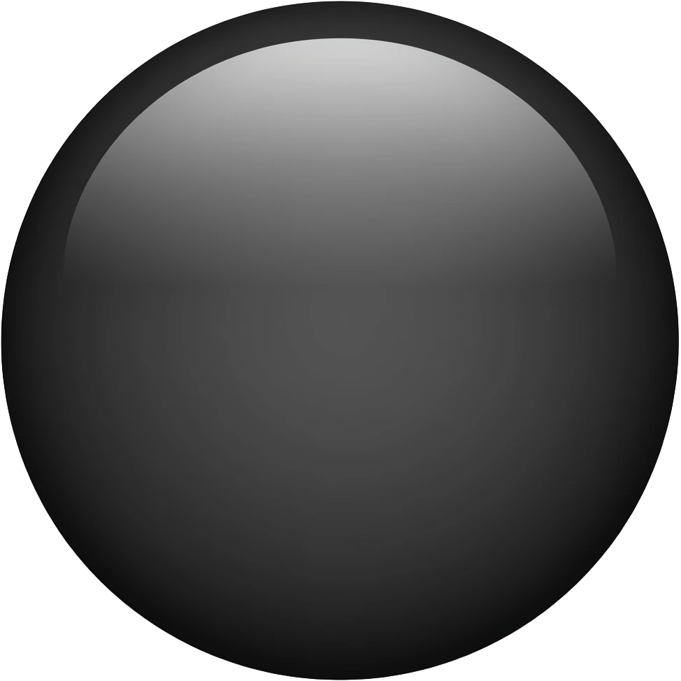 black circle emoji