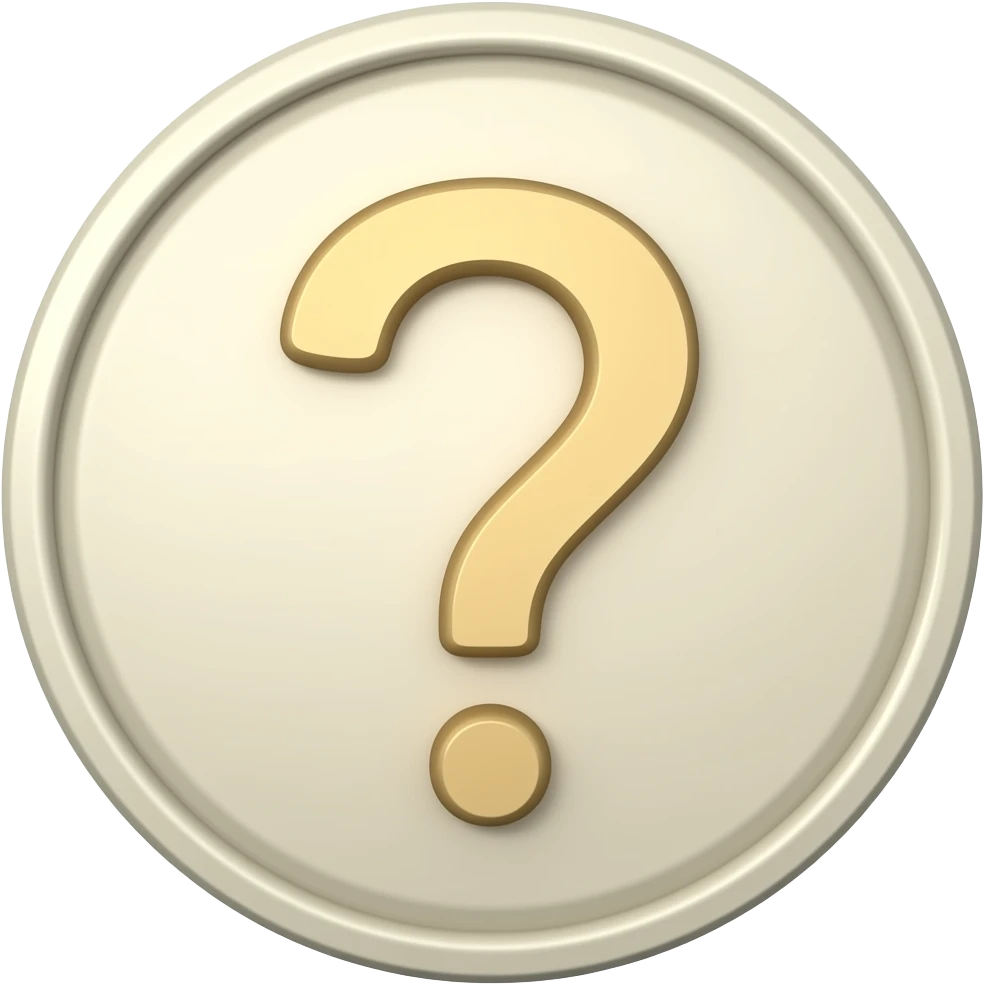 question marks emoji