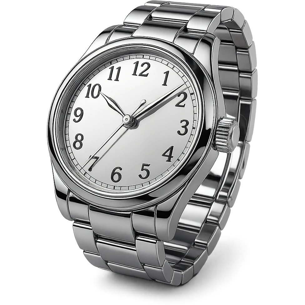 an arabic dial watch emoji