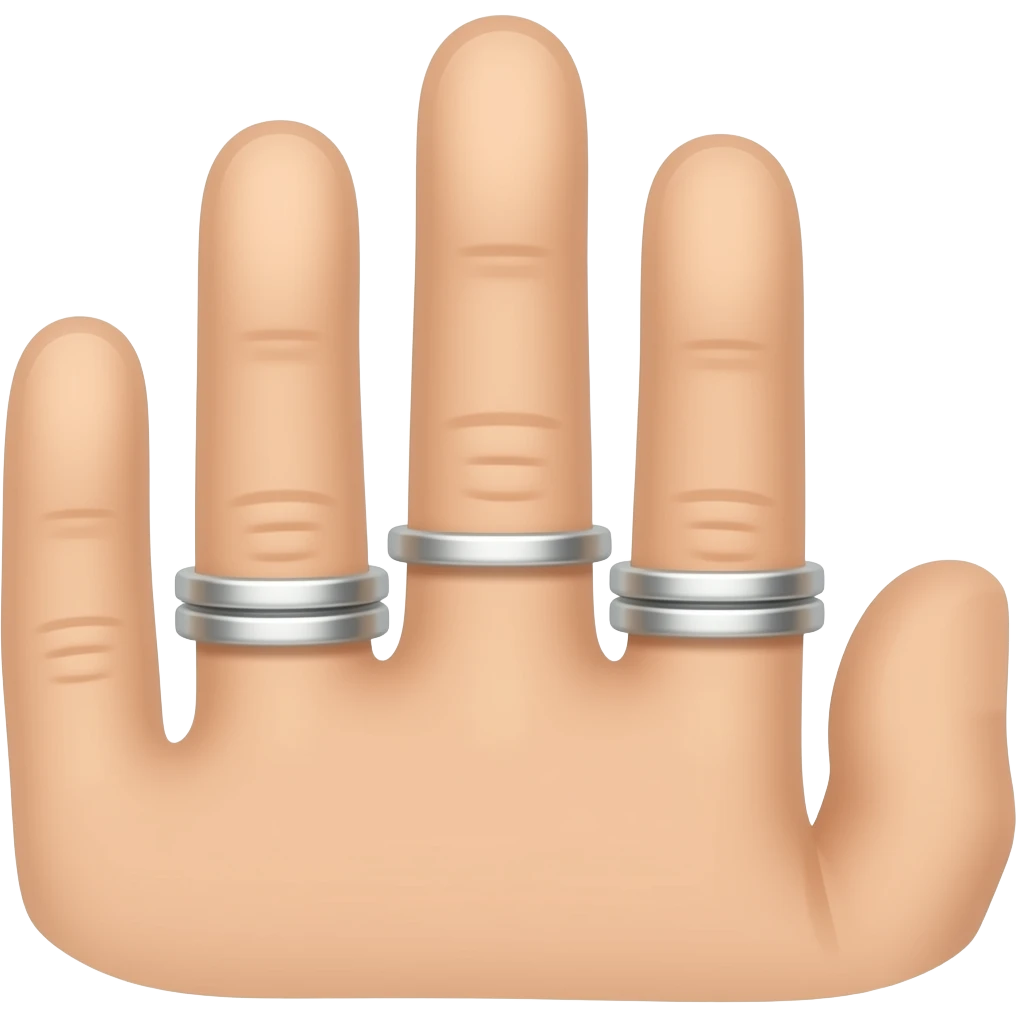rings on fingers emoji