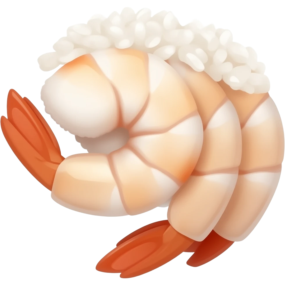 rice + shrimp emoji