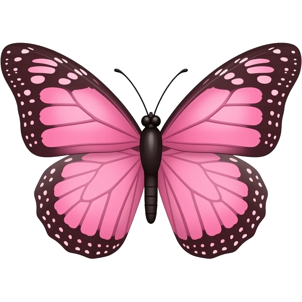 Butter flay pink one sided emoji