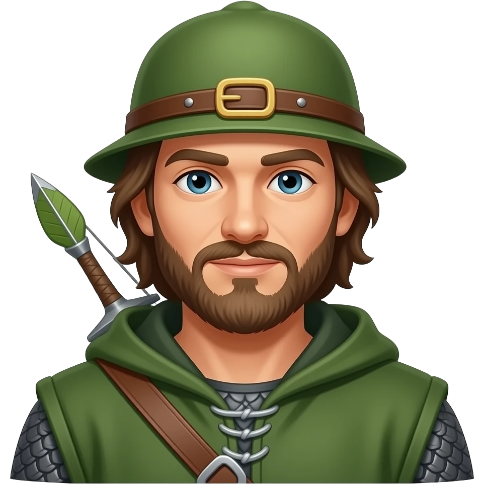A medieval ranger emoji