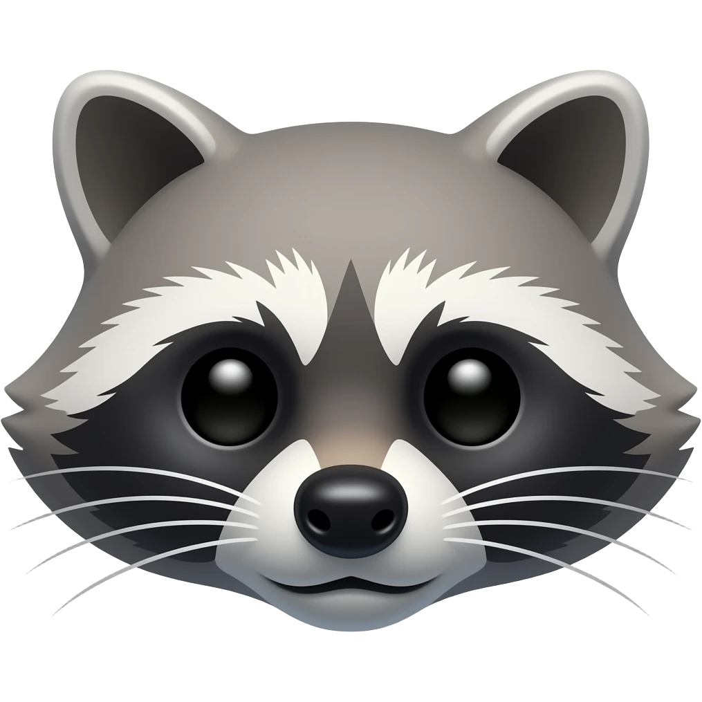 Raccoon emoji