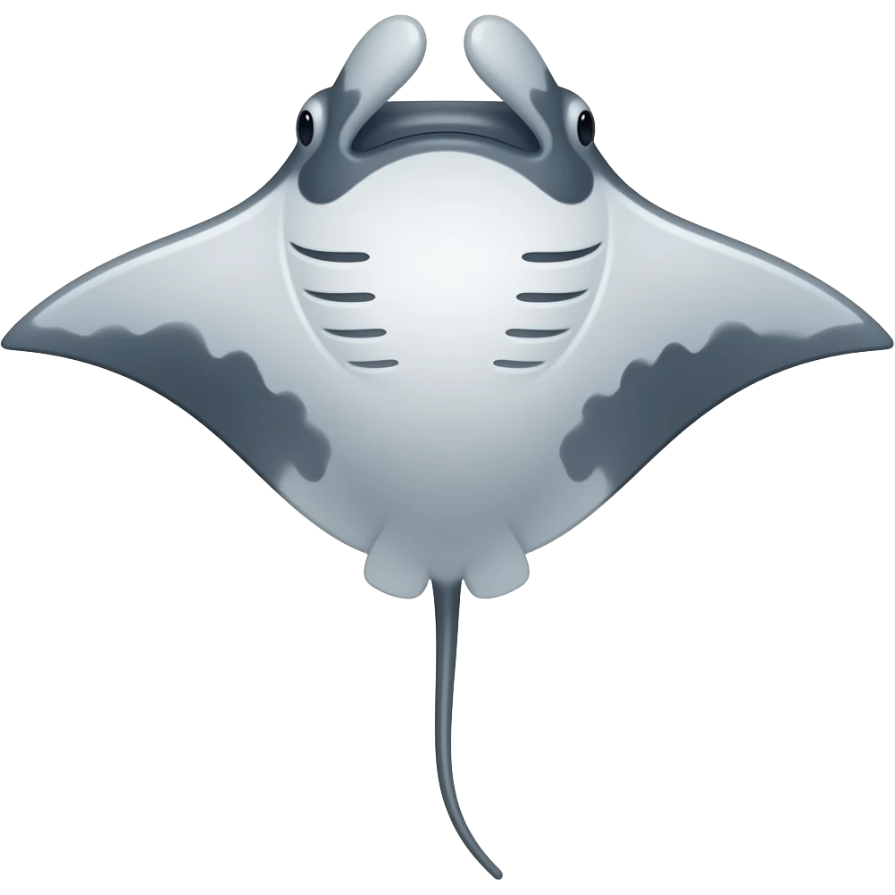 Manta Ray emoji