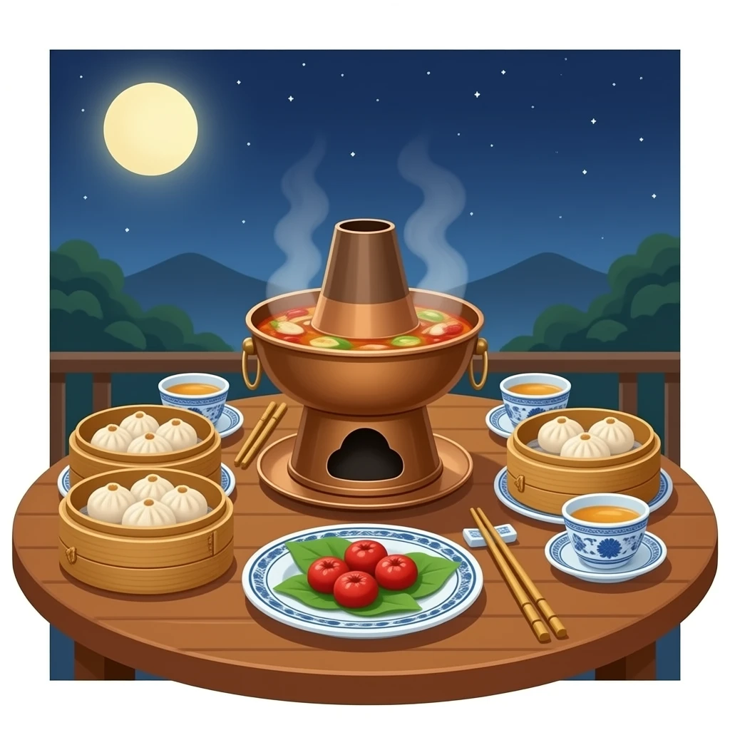 Chinese dinner emoji