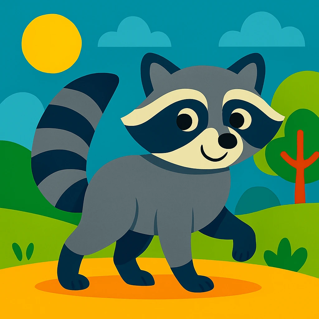 Raccoon emoji