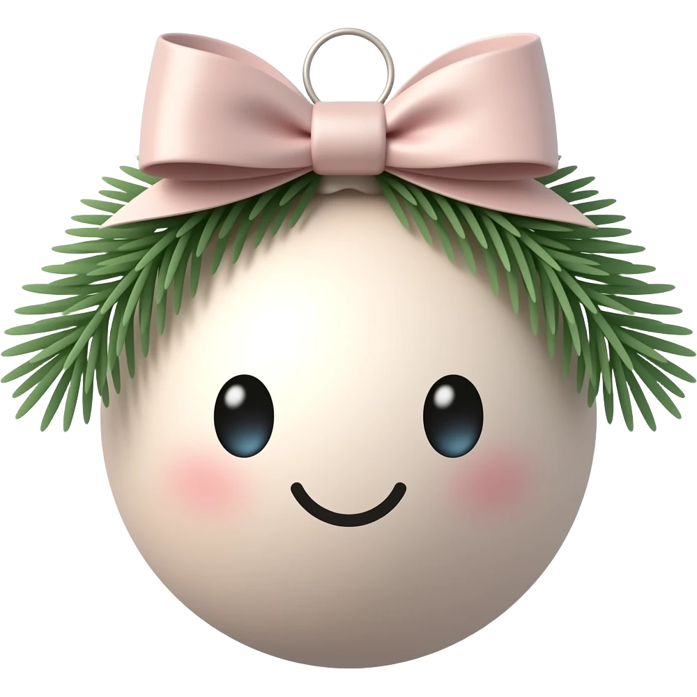 Něco cute vánočního emoji