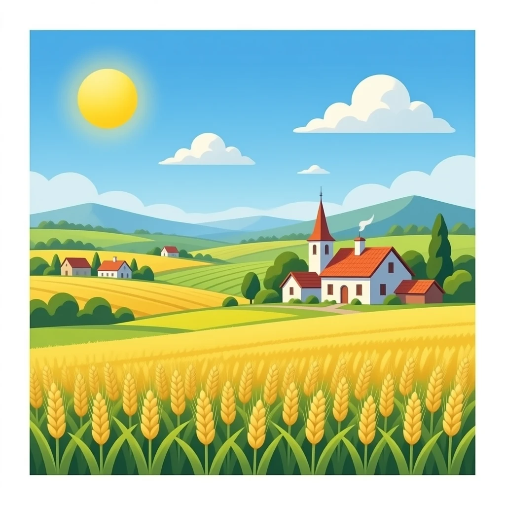 campo de pueblo emoji